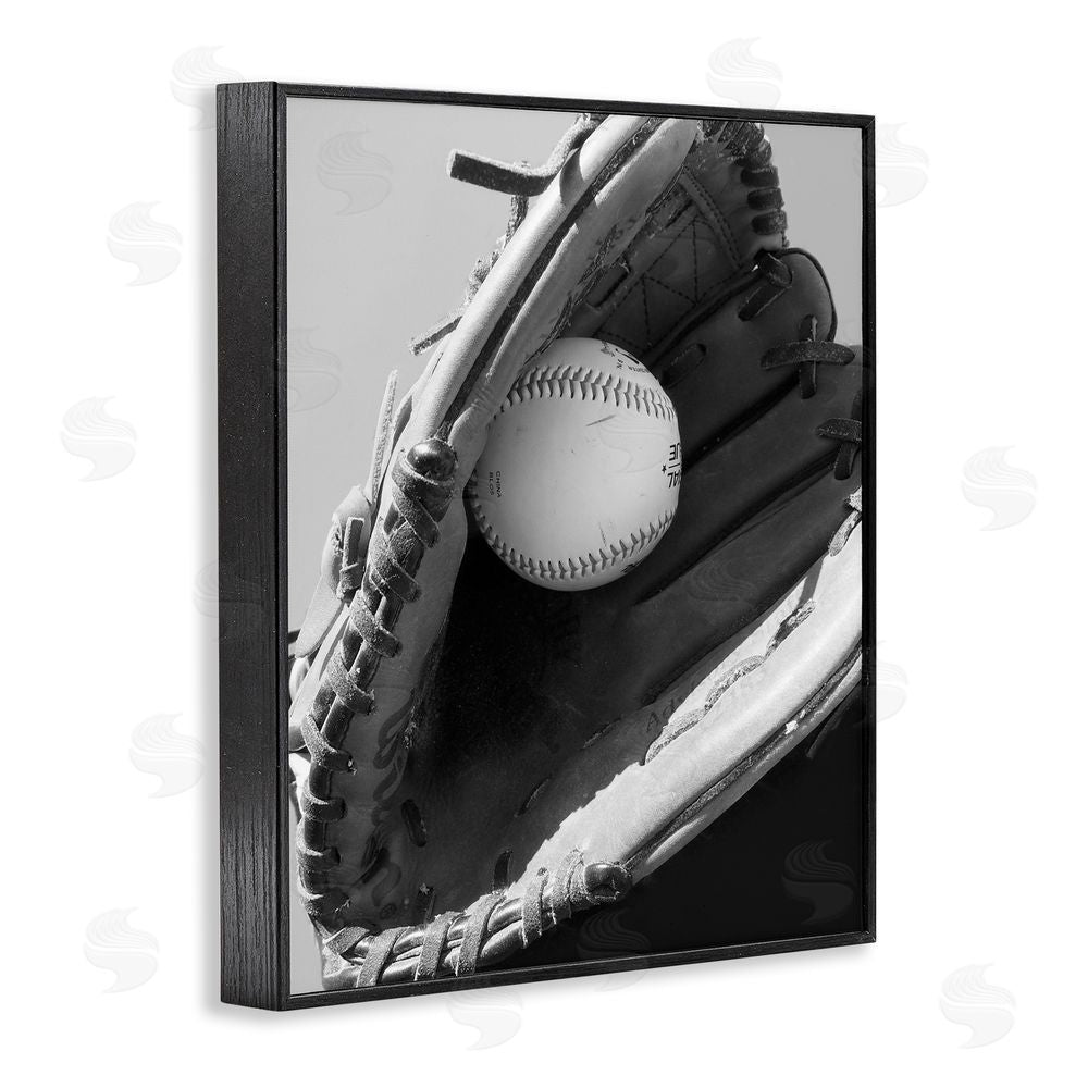 Marcus Prime Nice Catch Baseball Black Framed Giclee Wall Art Print