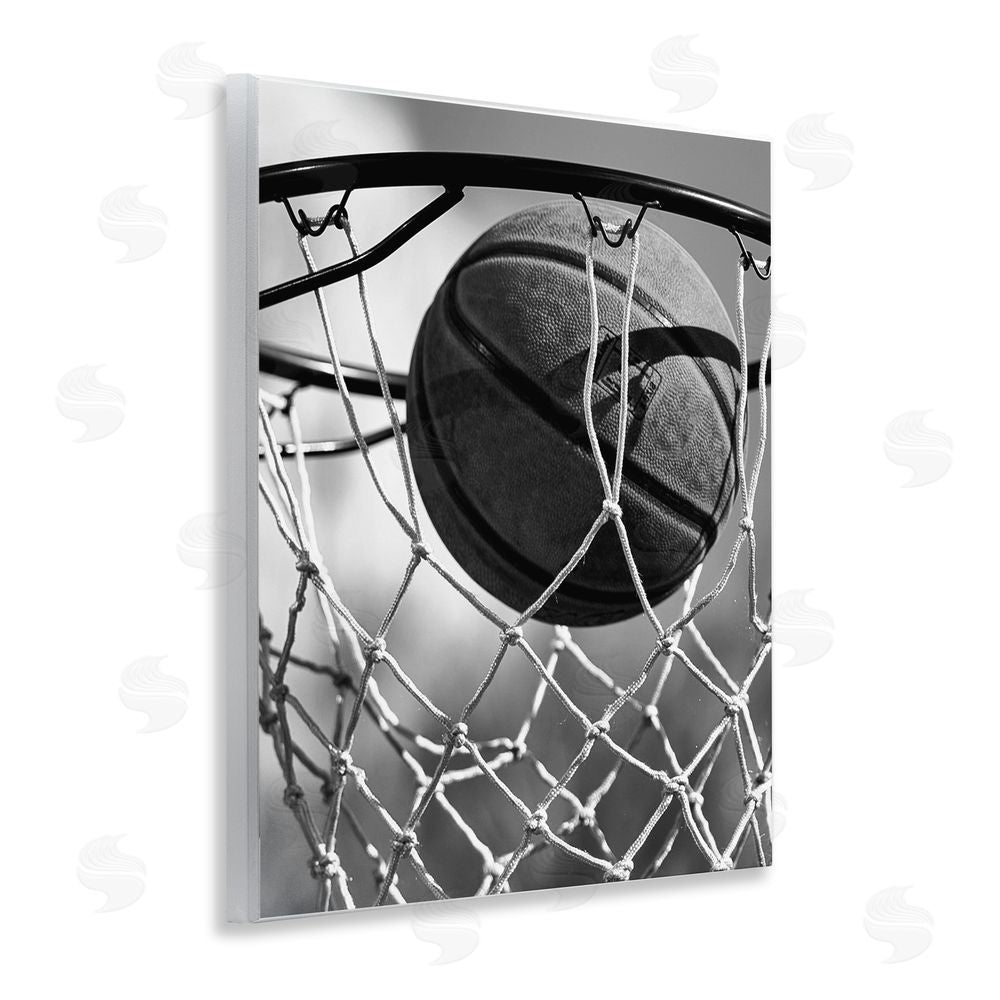 Marcus Prime Winning Basket Shot Wooden Wall Plaque Art Print
