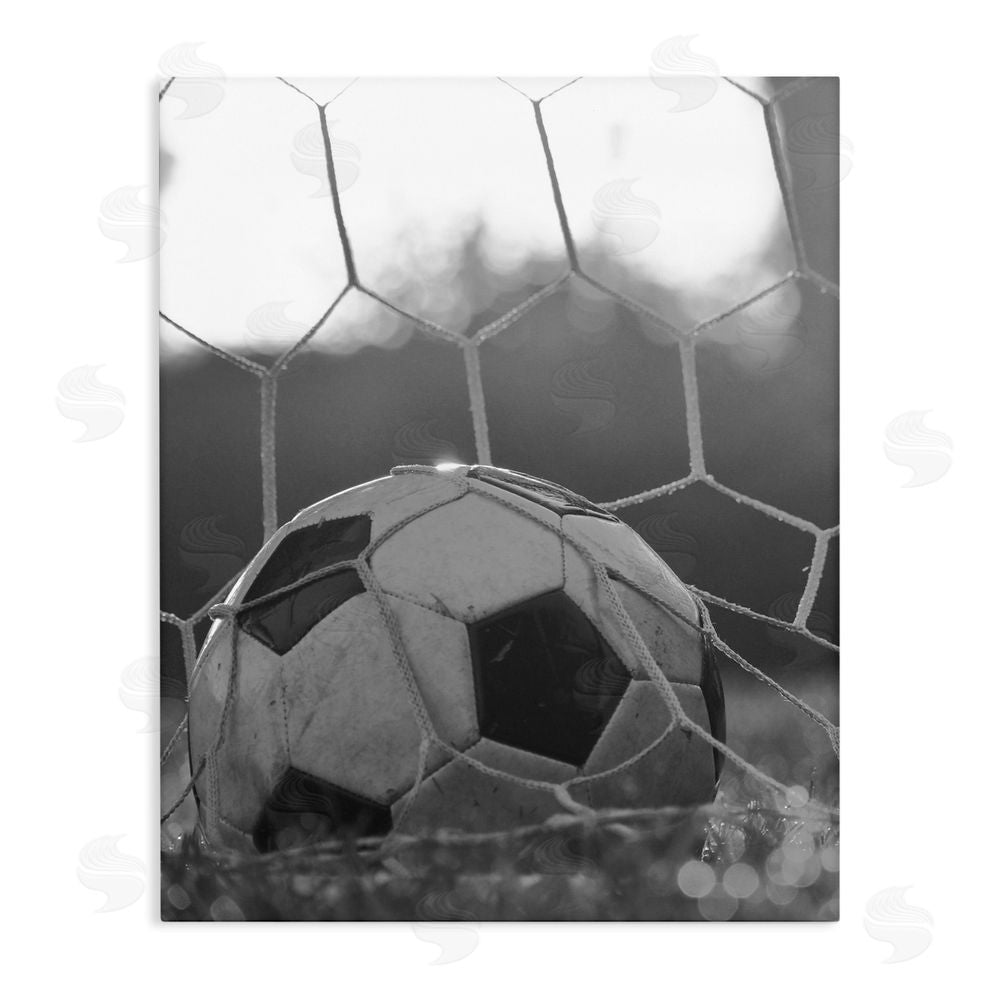 Marcus Prime Soccer Goal Score Stretched Canvas Wall Art Print