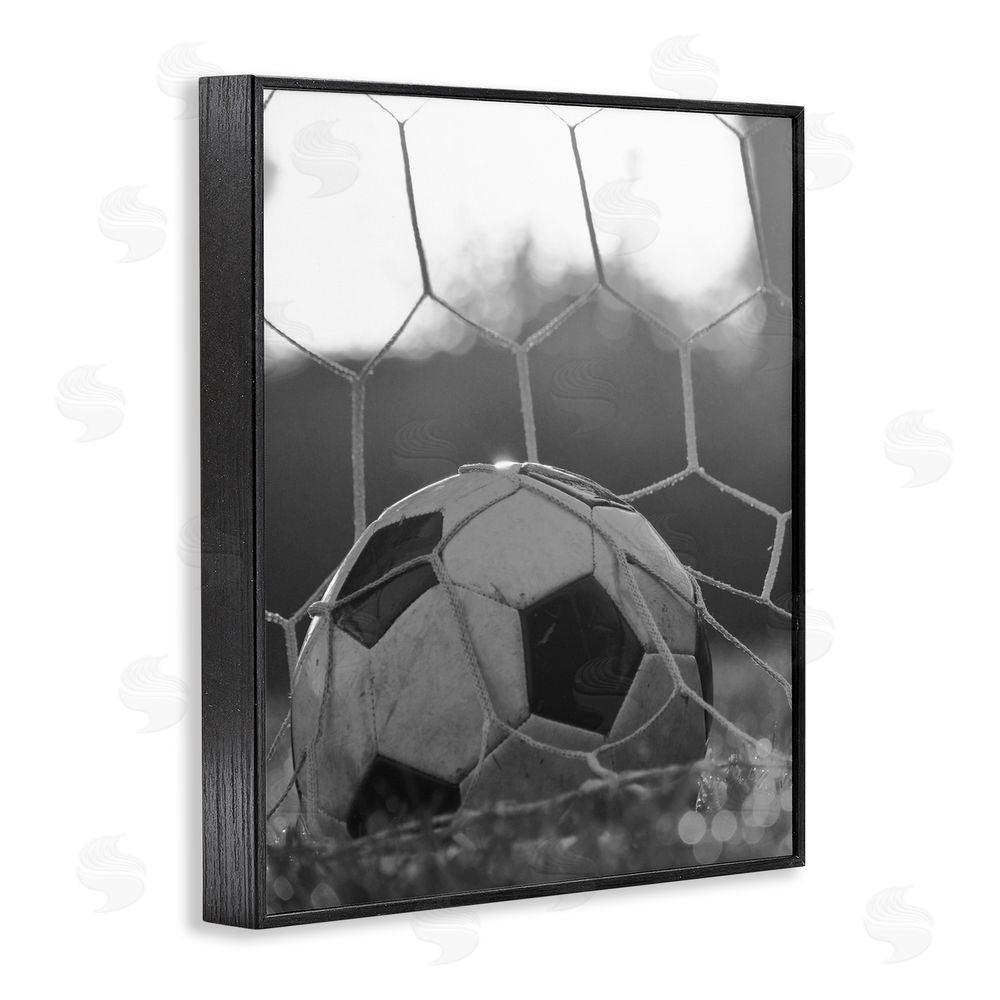 Marcus Prime Soccer Goal Score Black Framed Giclee Wall Art Print