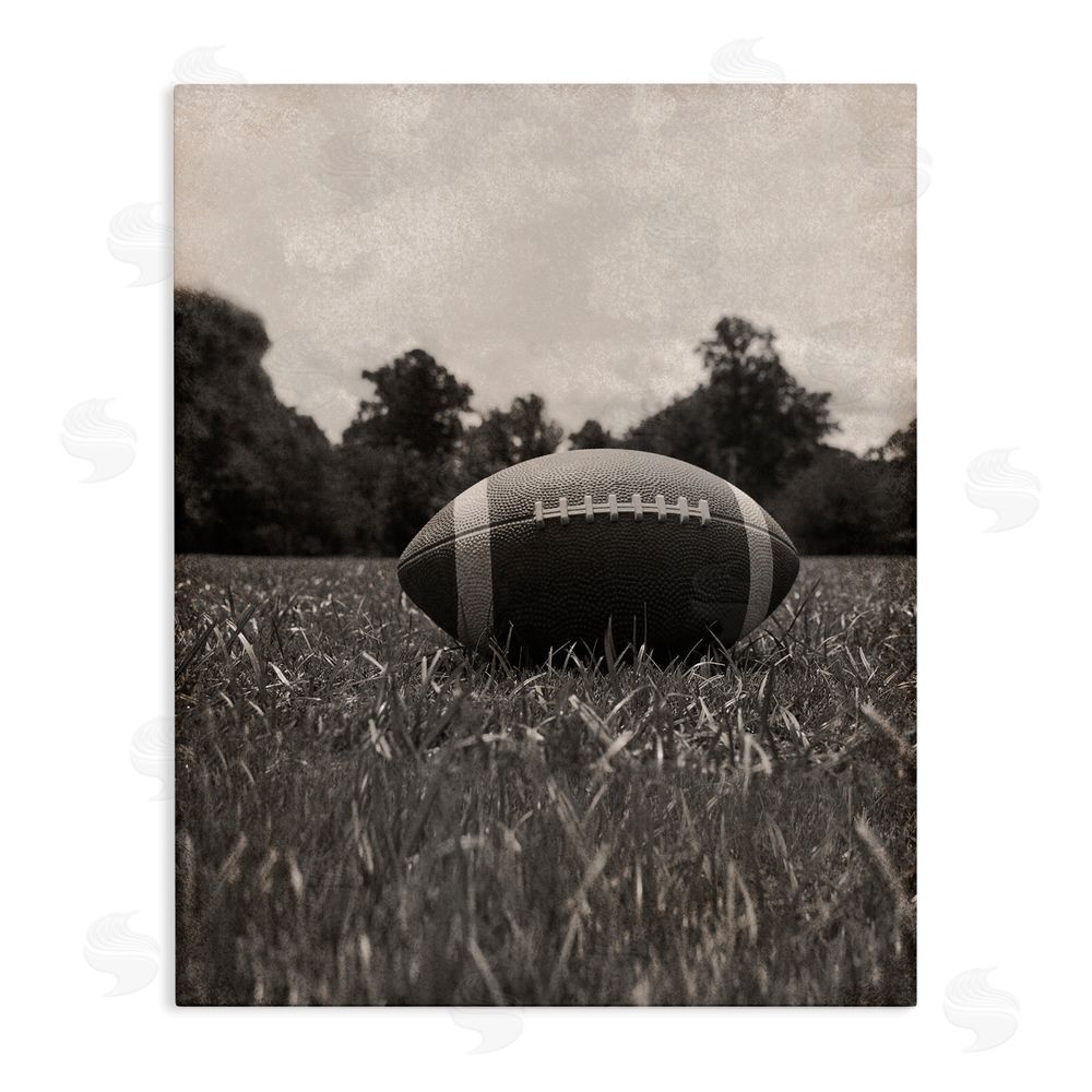 Marcus Prime Vintage Sports Football Stretched Canvas Wall Art Print
