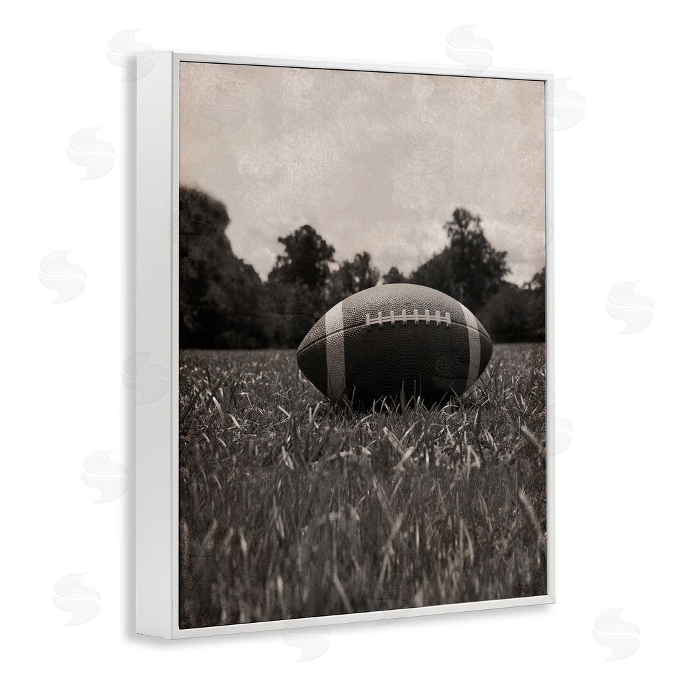 Marcus Prime Vintage Sports Football White Framed Giclee Wall Art Print