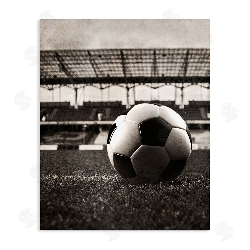 Marcus Prime Vintage Sports Soccer Stretched Canvas Wall Art Print