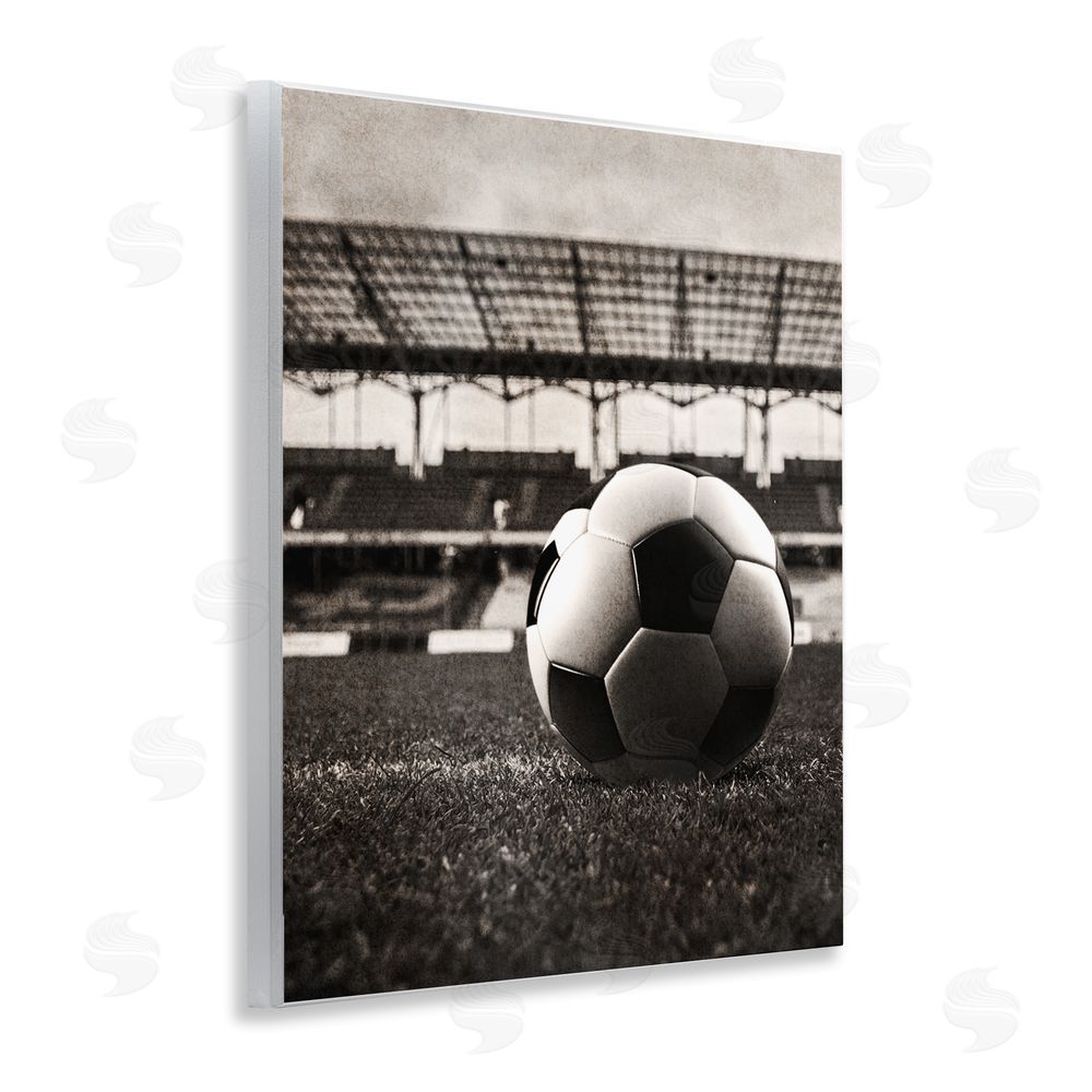 Marcus Prime Vintage Sports Soccer Wooden Wall Plaque Art Print