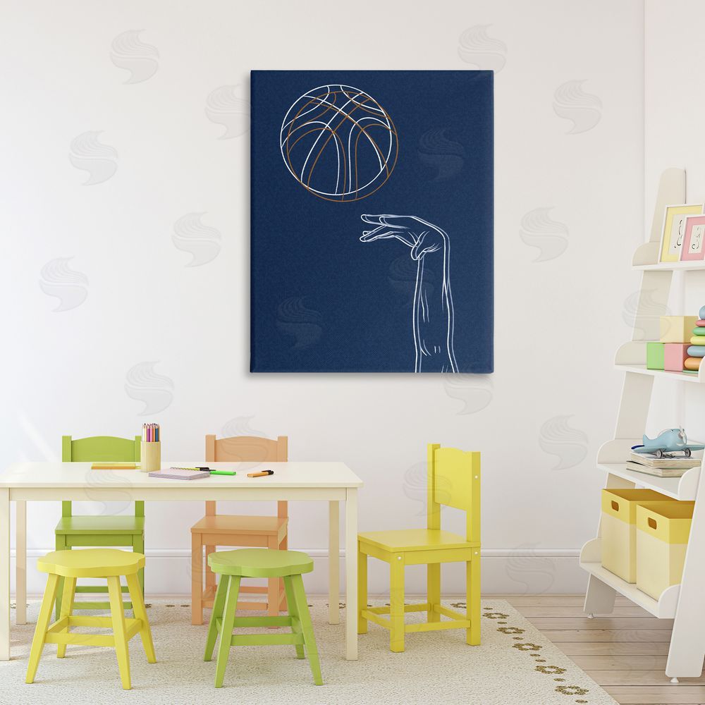 Marcus Prime Basketball Lines Contour