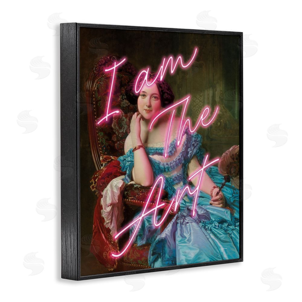 Mary Urban I Am The Art Portrait Black Framed Giclee Wall Art Print