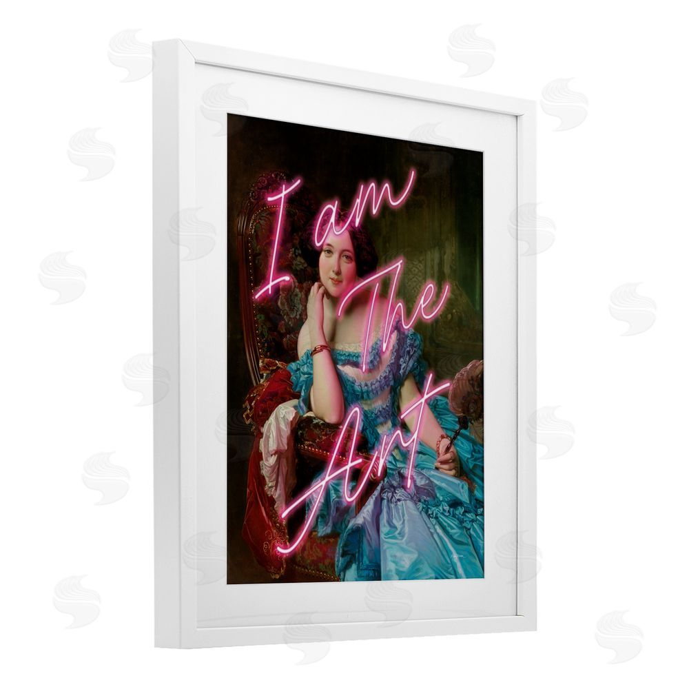 Mary Urban I Am The Art Portrait White Framed Print Under Glass Wall Art