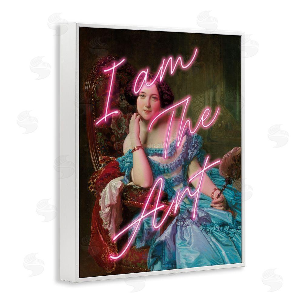 Mary Urban I Am The Art Portrait White Framed Giclee Wall Art Print