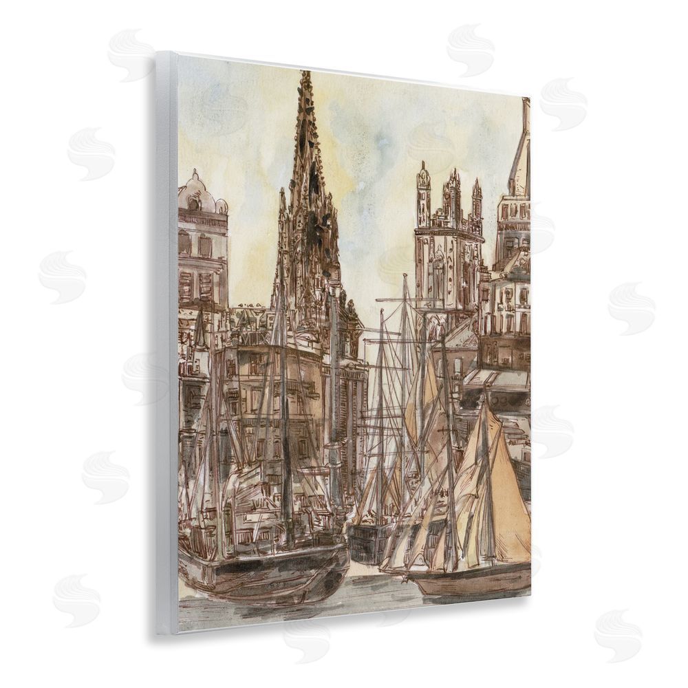 Melissa Wang Salted Remnants Harbor Wall Plaque Art Print