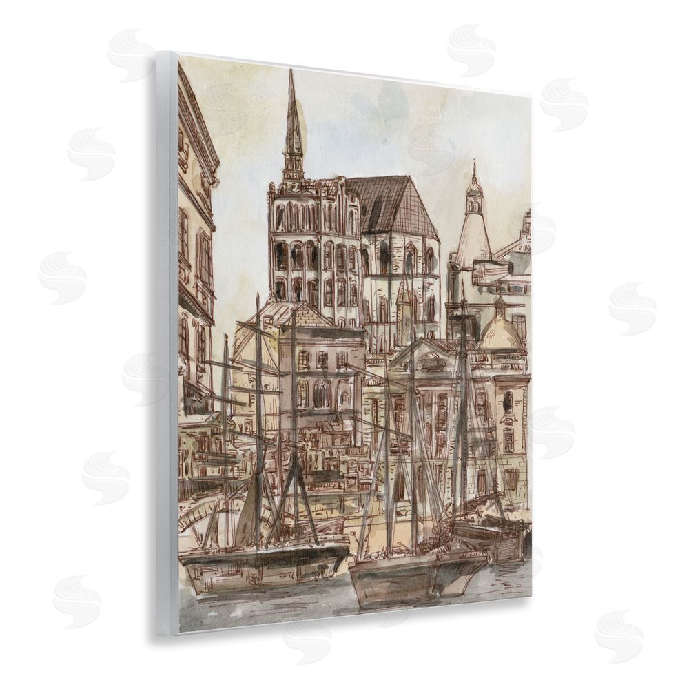 Melissa Wang Harbor of Salted Remnants Wall Plaque Art Print