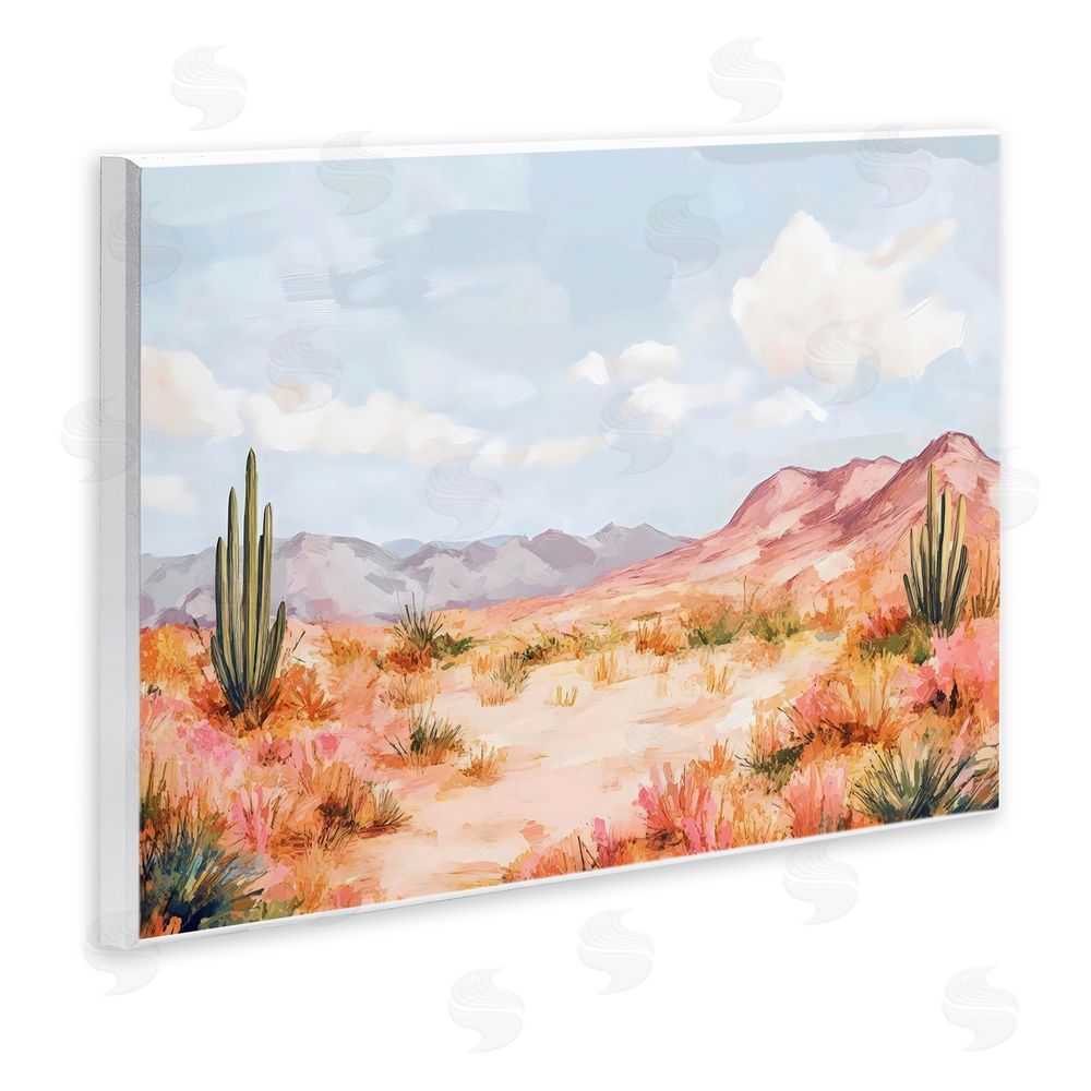 Creative Studio Pastel Desert Dream Sunset Wall Plaque Home Decor Art Print