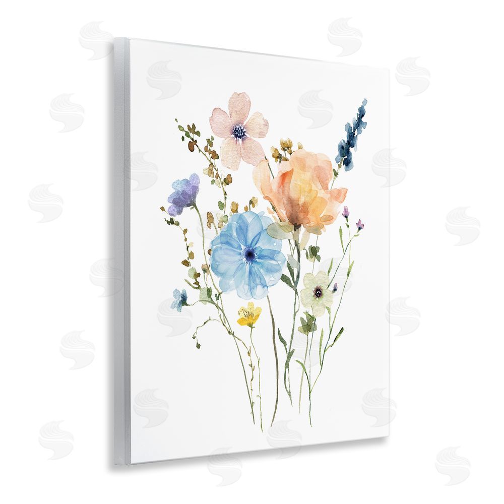 Livi Finn Wildflower Sprig Bundle Wooden Wall Plaque Art Print