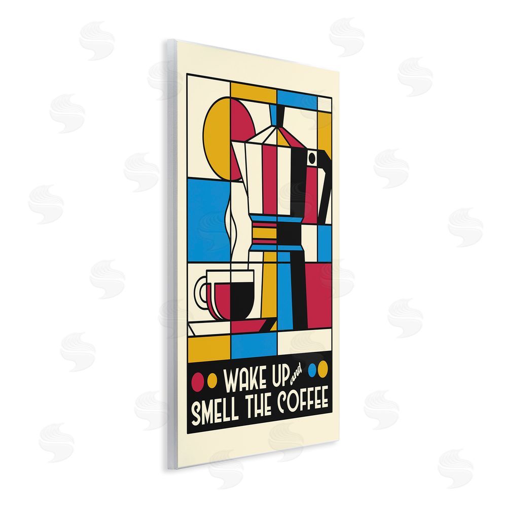 Tobe Fonseca Retro Wake Up & Smell Coffee Wall Plaque Art Print