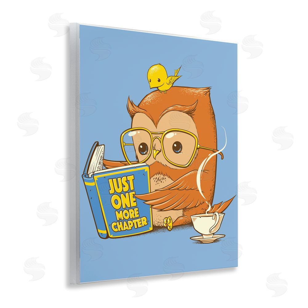 Tobe Fonseca One More Chapter Owl Wooden Wall Plaque Art Print