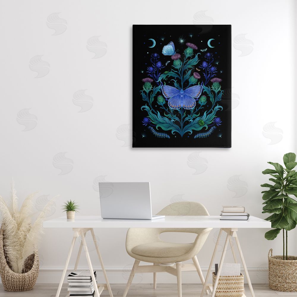 Episodic Drawings Thistles & Insects at Night