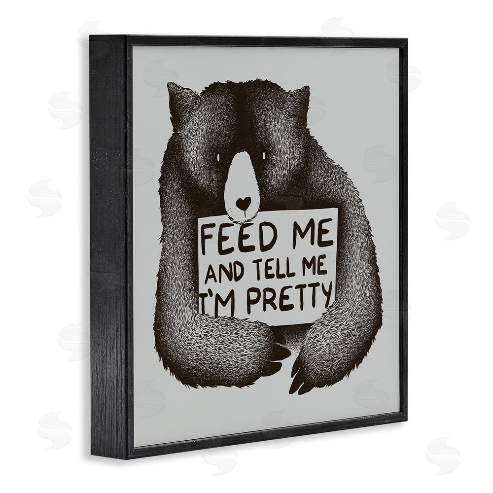 Tobe Fonseca Feed & Tell Me I'm Pretty Black Framed Giclee Wall Art Print