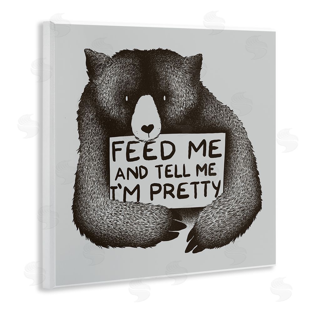 Tobe Fonseca Feed & Tell Me I'm Pretty Wooden Wall Plaque Art Print