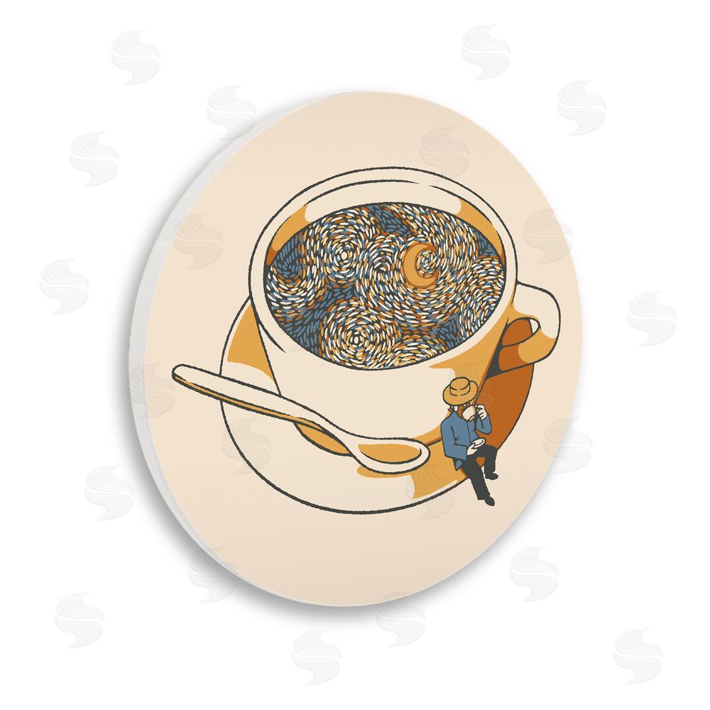 Tobe Fonseca Starry Night Coffee Wall Plaque Art Print