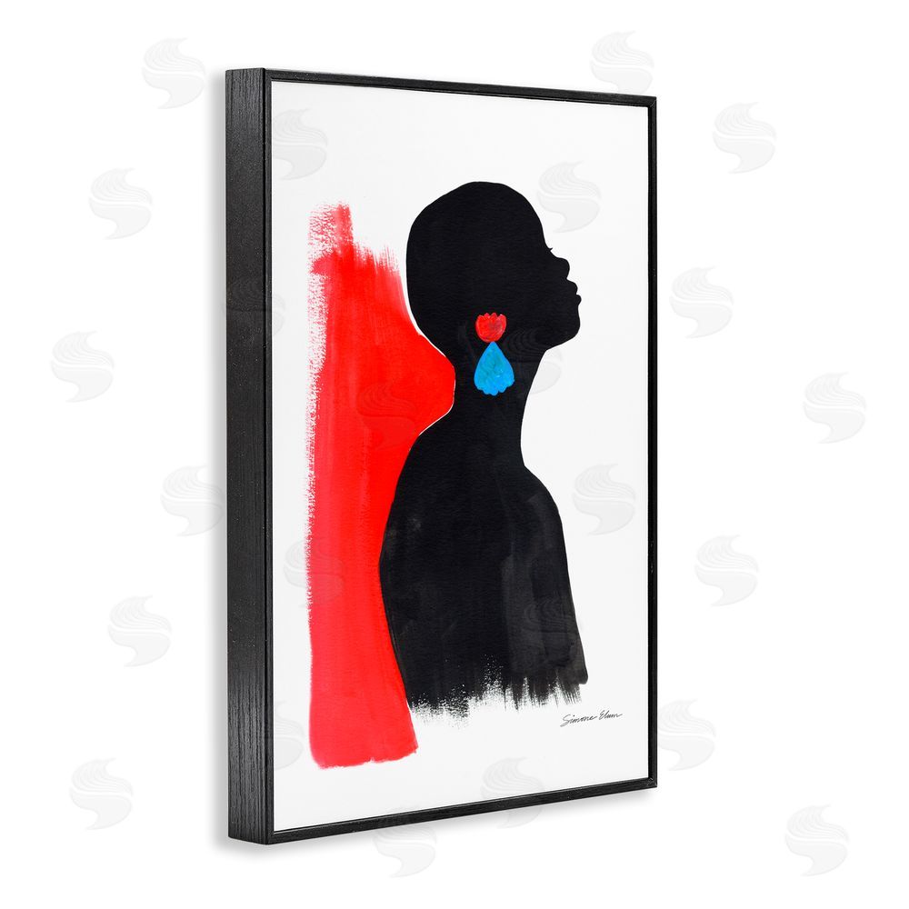 Simone Elum Dreaming In Color Black Framed Giclee Wall Art Print