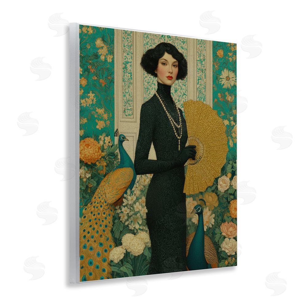 A Barefoot Stylist Floral Velvet Reign Wall Plaque Art Print