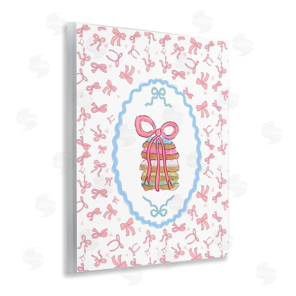 Vanessa Piche Piche Cookies with Ribbons Wooden Wall Plaque Art Print