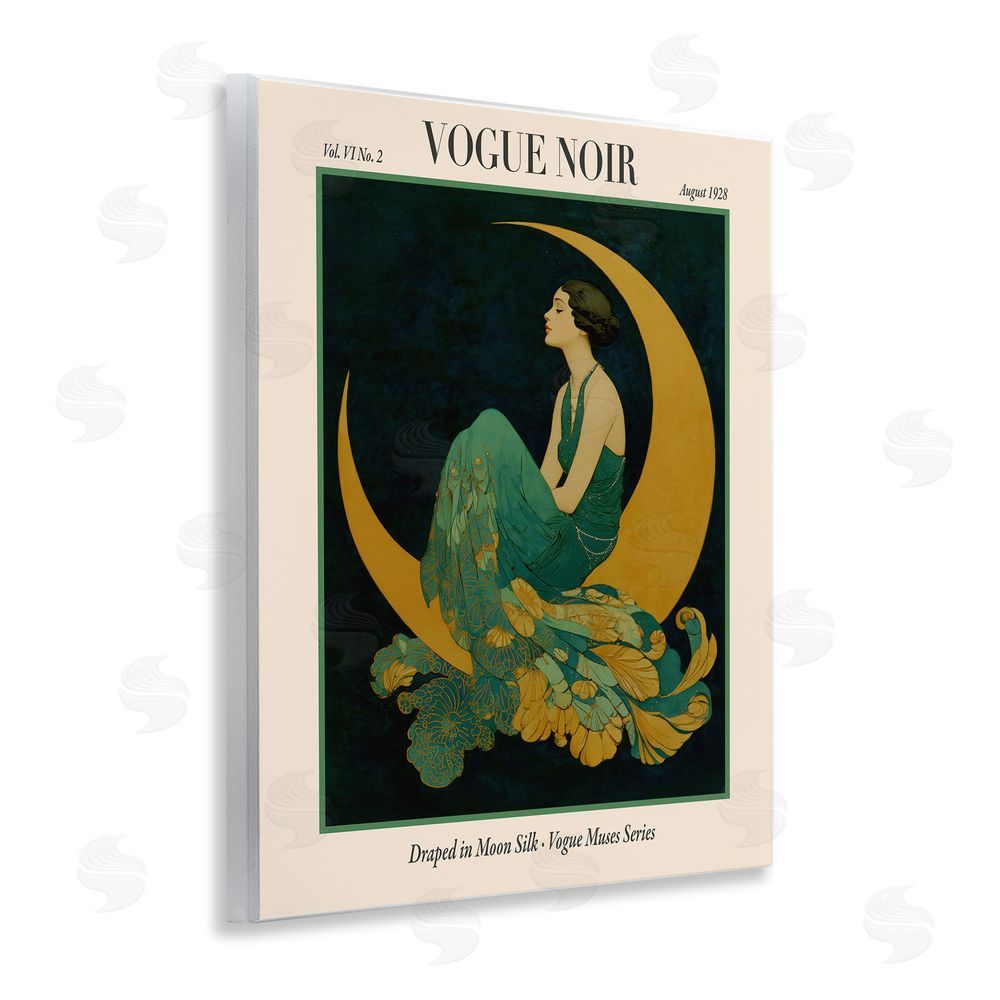 A Barefoot Stylist Draped In Moon Silk Wall Plaque Art Print