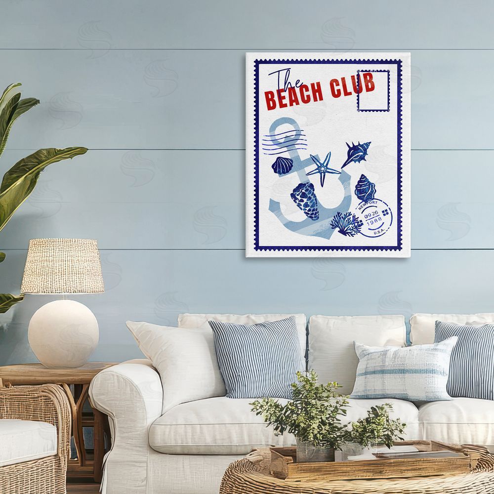 Ziwei Li Beach Club Nautical Postcard