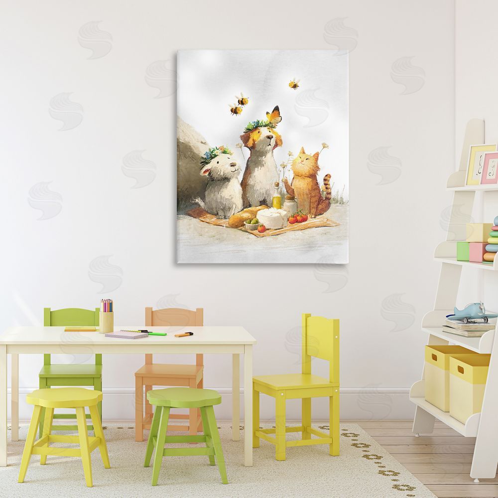 Ziwei Li Spring Picnic with Animal Friends