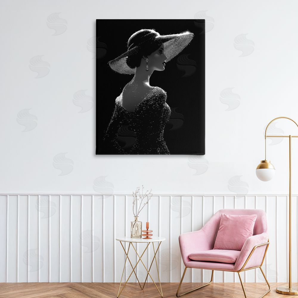 Ziwei Li Noir Elegance Sparkle Silhouette