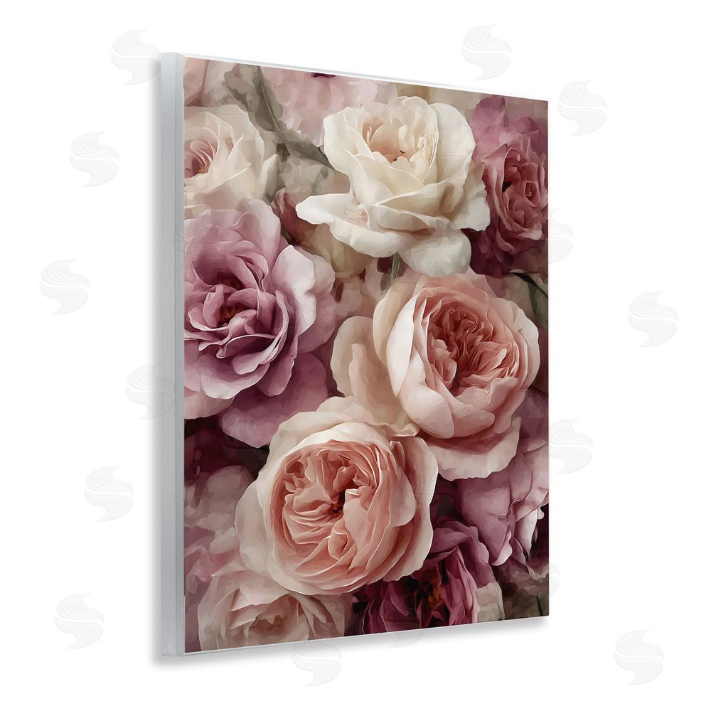 Franklyn Gregory Sweet Roses in Blush Pink Wall Plaque Printed Art