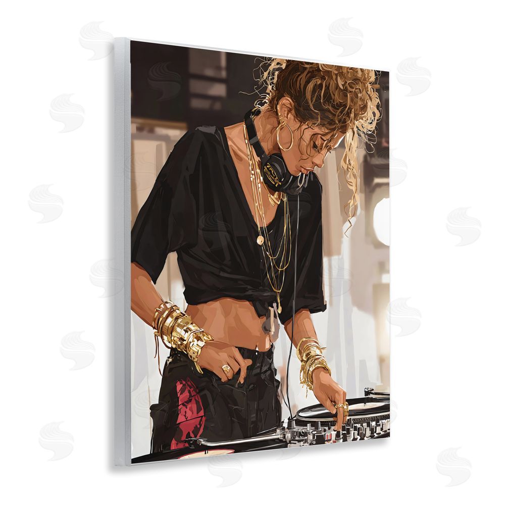 Franklyn Gregory Speaking Through Music DJ Wall Plaque Printed Art