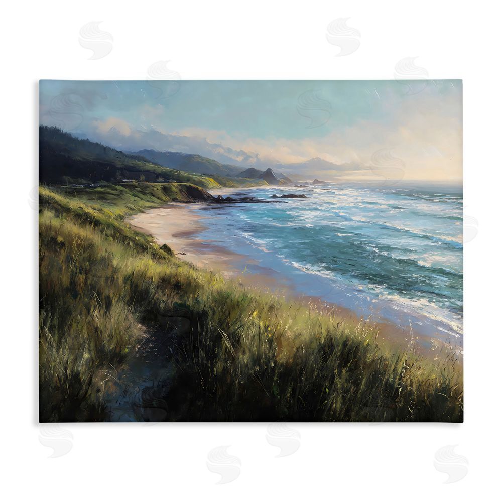 Franklyn Gregory Nature's Coast in Morning Light Stretched Canvas Wall Art