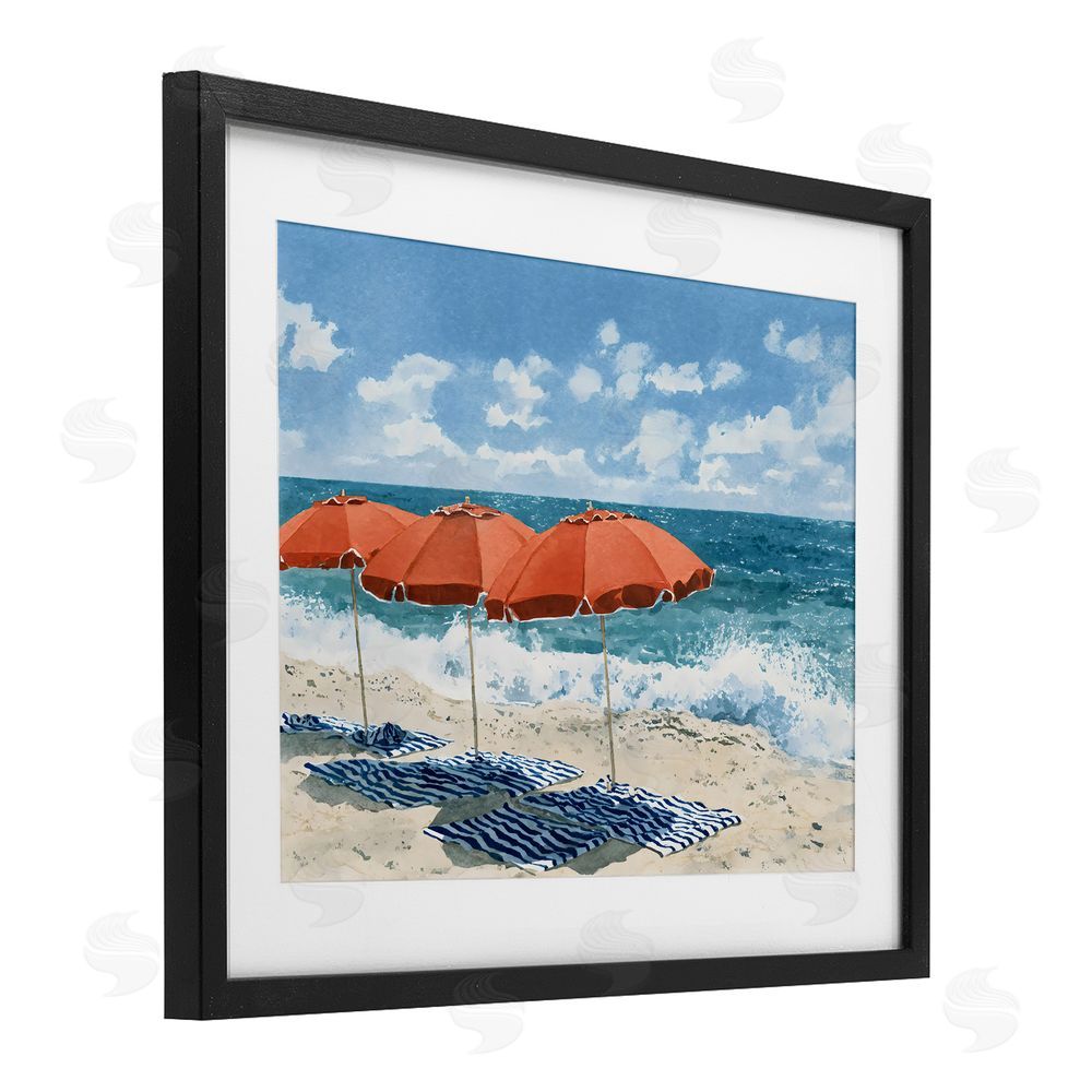 Franklyn Gregory Shade From The Sun Black Framed Print Under Glass with White Mat Wall Art