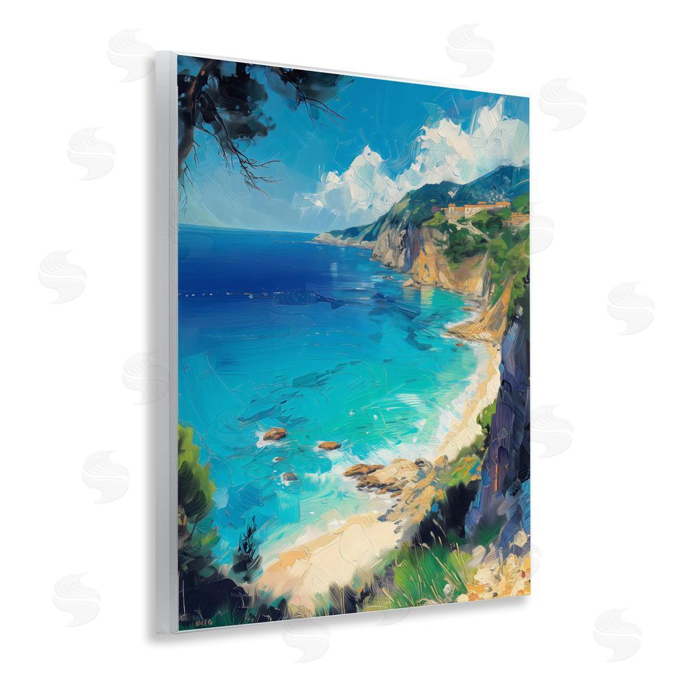 Creative Studio View of Ocean Retreat Wall Plaque Printed Art