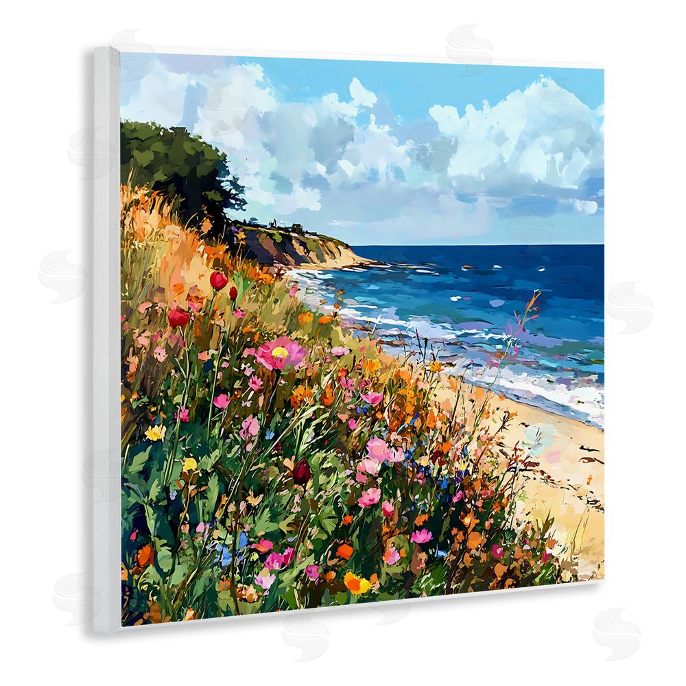 Creative Studio Enchanted Oceanside Meadow Wall Plaque Home Decor Art Print