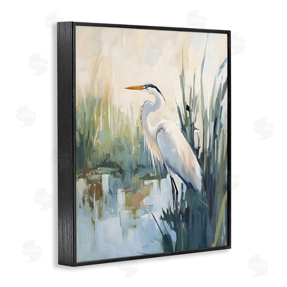 Creative Studio King Of The Marsh Black Framed Giclee Wall Art