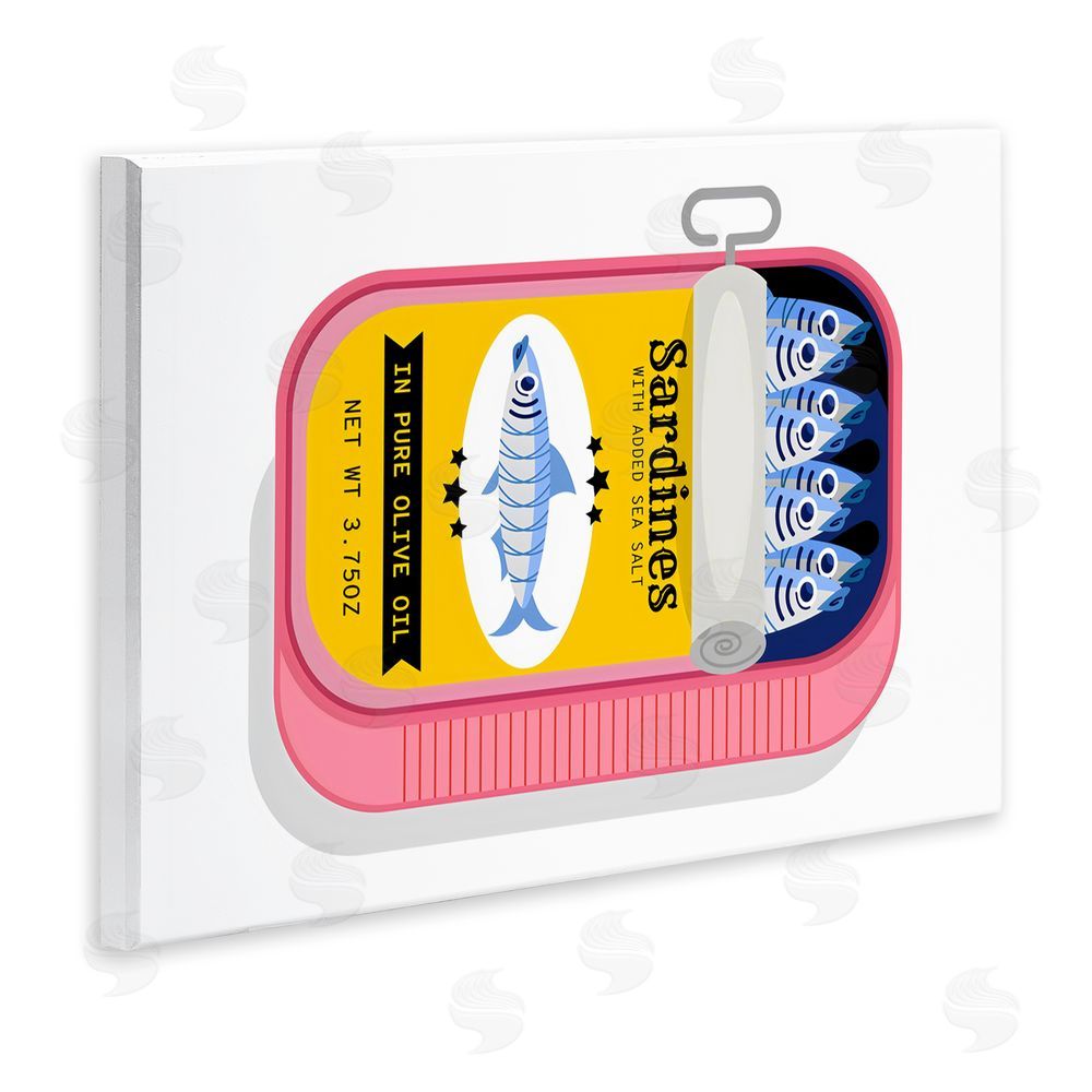 Creative Studio Retro Can of Sardines Wall Plaque Home Decor Art Print