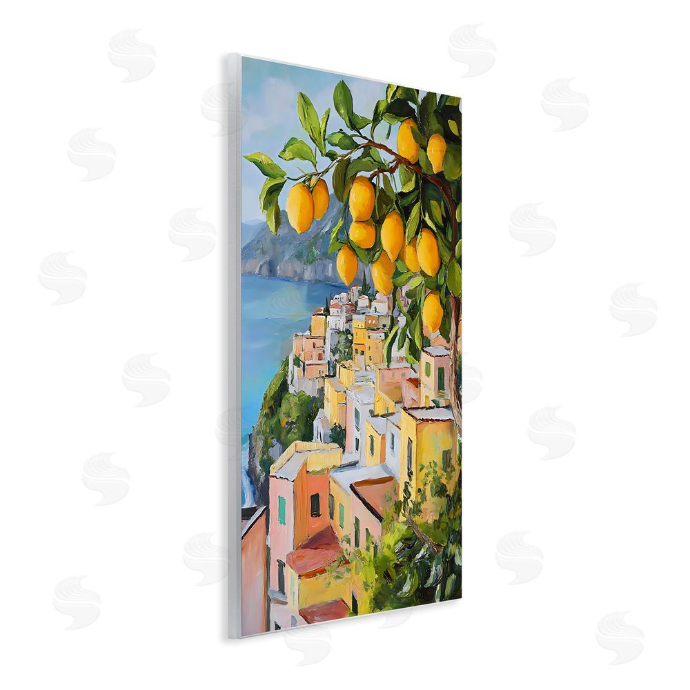 Creative Studio Mediterranean Lemon Tree Scenery Wall Plaque Home Decor Art Print