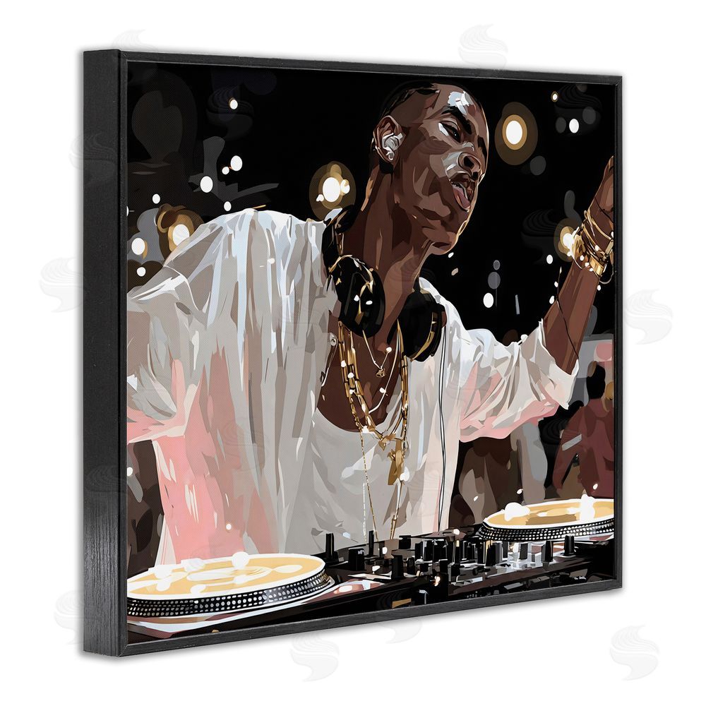 Franklyn Gregory Music In His Soul Black Framed Giclee Wall Art