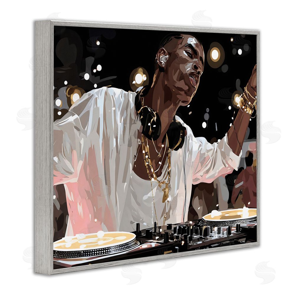 Franklyn Gregory Music In His Soul Gray Framed Giclee Wall Art