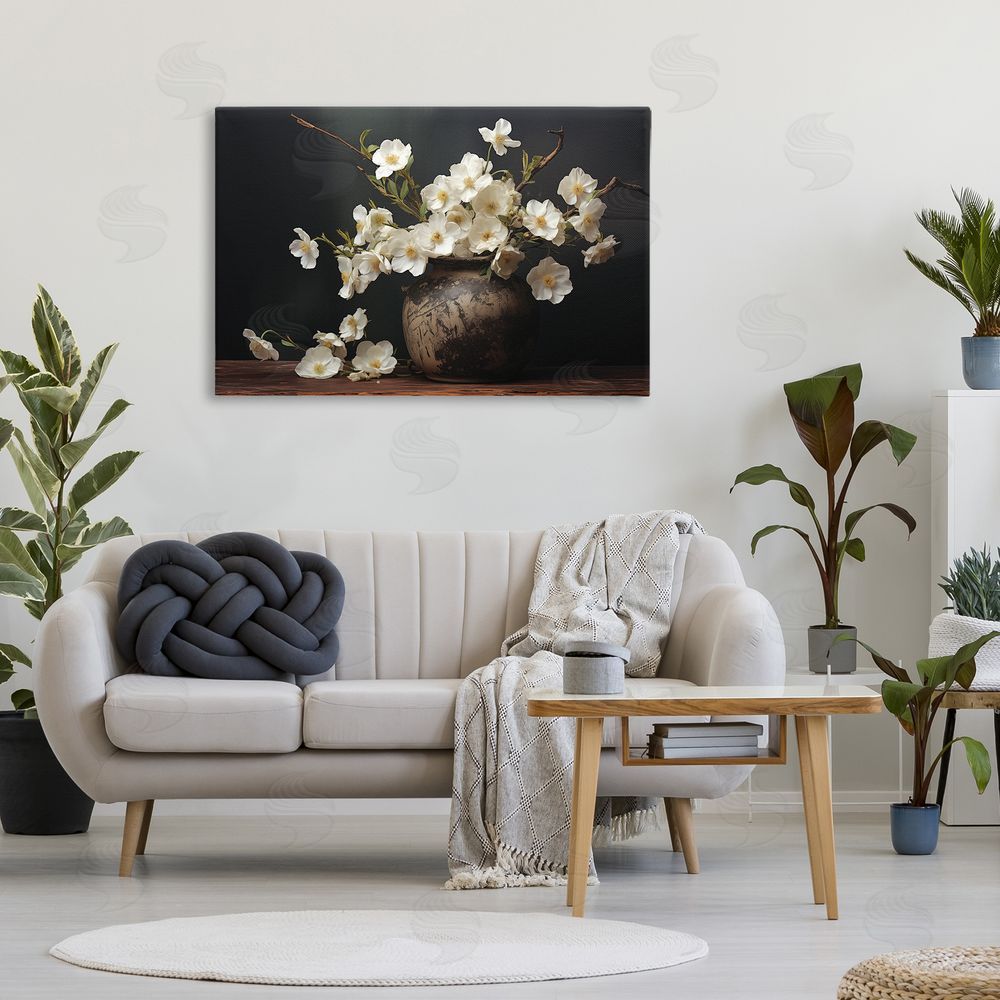 Heidi Kuntz Unspoken Grace Still Life Stretched Canvas Wall Art in Room