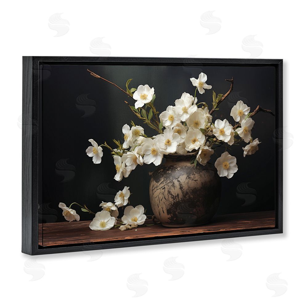 Heidi Kuntz Unspoken Grace Still Life Black Floating Frame Canvas Wall Art Print
