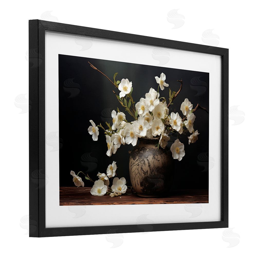 Heidi Kuntz Unspoken Grace Still Life Black Framed Print Under Glass Wall Art