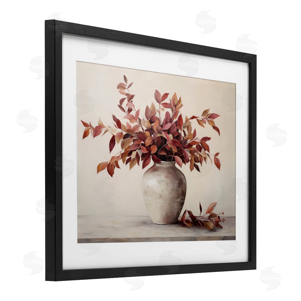 Heidi Kuntz Harvest's Hush Bouquet Black Framed Print Under Glass Wall Art