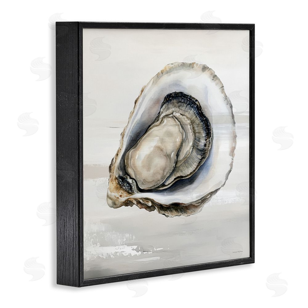 Svetlana Aleynikova Lonely Oyster Shell Black Framed Giclee Wall Art Print