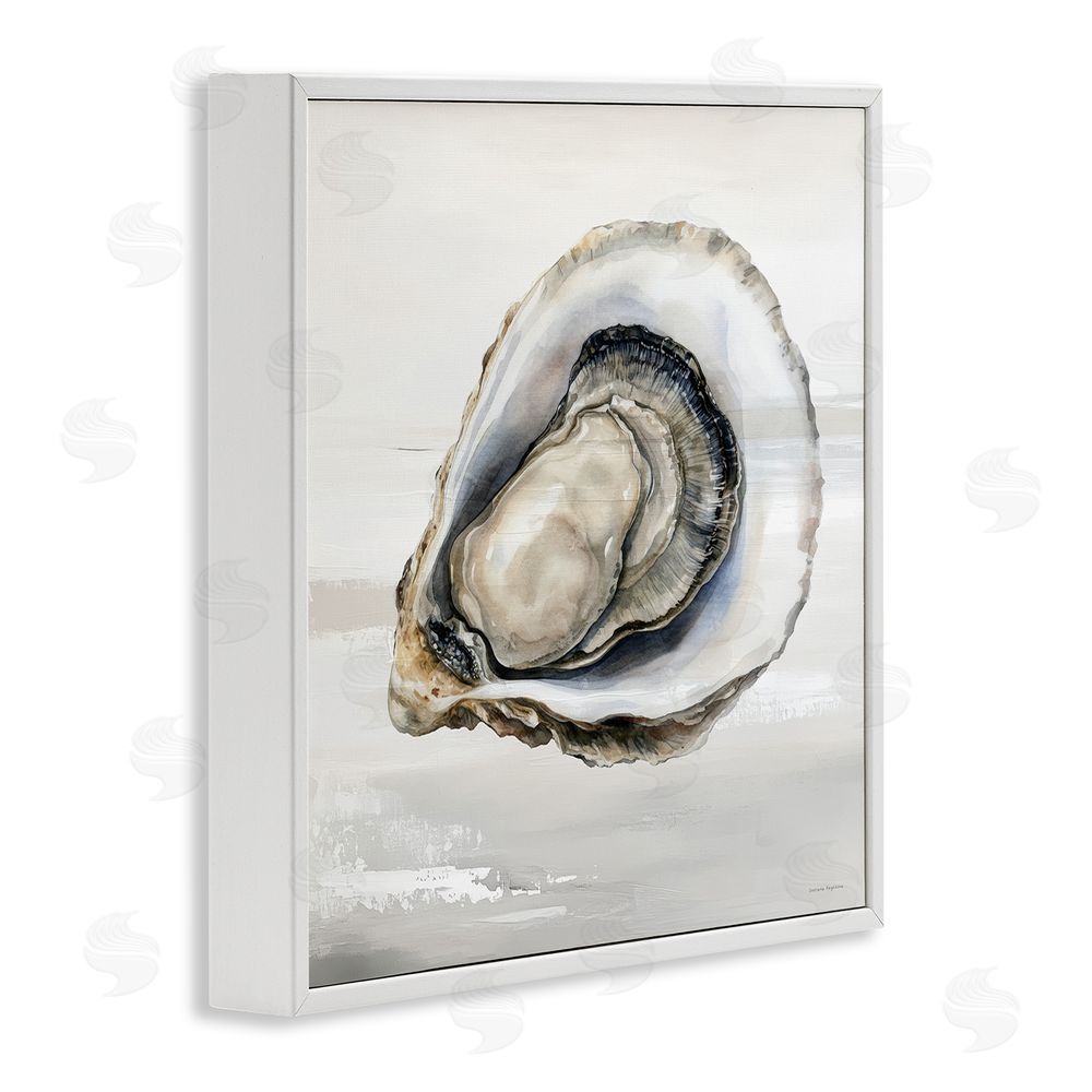 Svetlana Aleynikova Lonely Oyster Shell White Framed Giclee Wall Art Print
