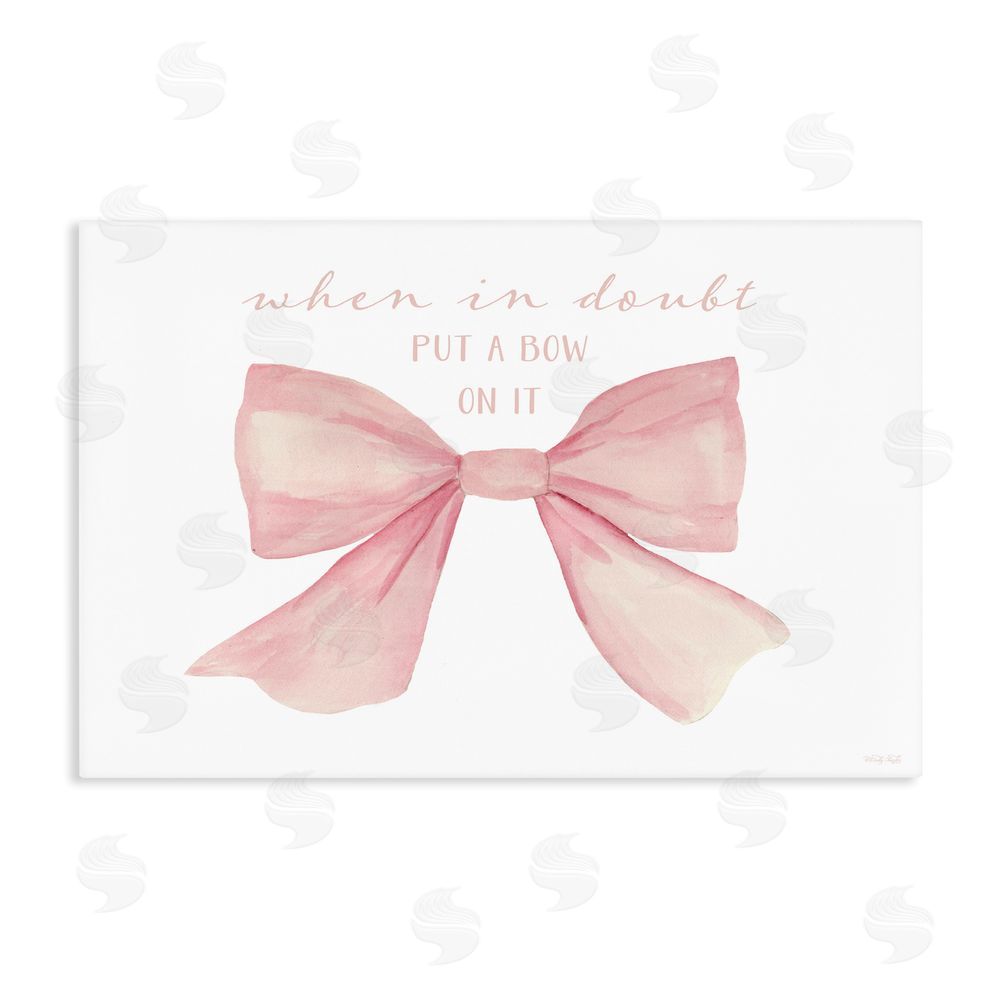 Cindy Jacobs Put A Bow On It Stretched Canvas Wall Art Print