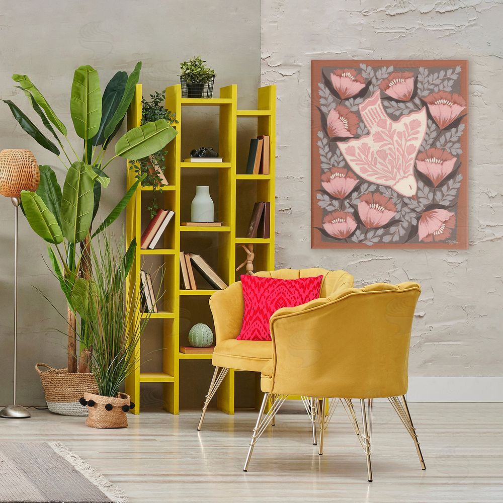Michele Norman Floral Flight Pink Dove
