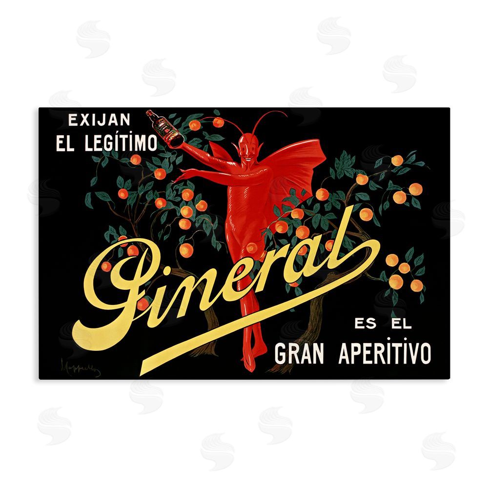 Leonetto Cappiello Aperitif Poster with Character Stretched Canvas Wall Art Print