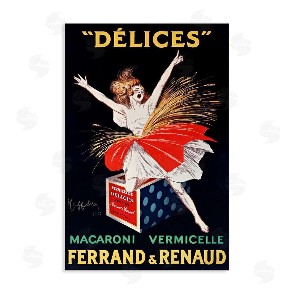 Leonetto Cappiello Vintage Dancer Food Advertisement Stretched Canvas Wall Art Print